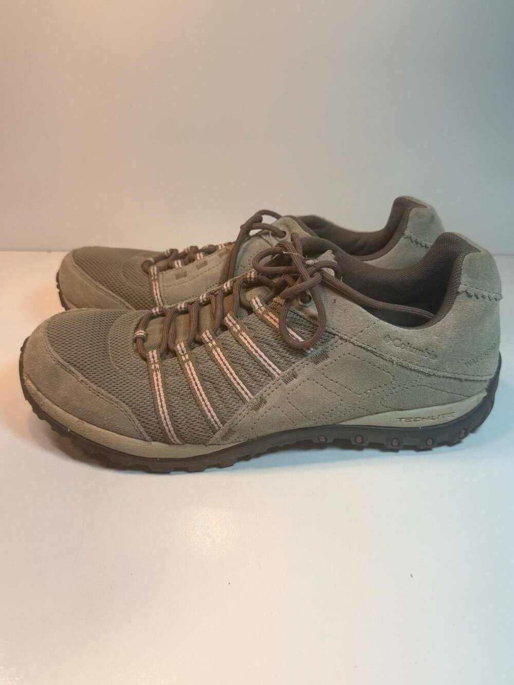 Columbia Women's Techlite Waterproof Hiking Trail Shoes Gray Size 10